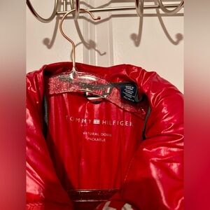 Tommy Hilfiger Women's Vibrant Red Puffer Jacket